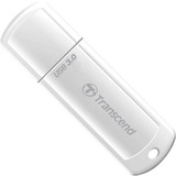 Transcend JetFlash 730 64GB USB 3.0 lecteur USB flash 64 Go USB Type-A 3.2 Gen 1 (3.1 Gen 1) Blanc, Clé USB Argent, 64 Go, USB Type-A, 3.2 Gen 1 (3.1 Gen 1), Casquette, 8,5 g, Blanc