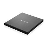 Verbatim 43886 lecteur de disques optiques DVD±RW Noir, Graveur DVD externe Noir, Plateau, PC de bureau/PC portable, DVD±RW, USB 3.2 Gen 1 (3.1 Gen 1), CD-R, CD-RW, DVD+R, DVD+R DL, DVD+RW, DVD-R, DVD-R DL, DVD-RW