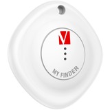 Verbatim My Finder Personnel Recherche Noir, Blanc, Traceur de localisation Noir/Blanc, Personnel, Recherche, Noir, Blanc, Résistant à la poussière, Imperméable, Acrylonitrile-Butadiène-Styrène (ABS), Polycarbonate (PC), IP66