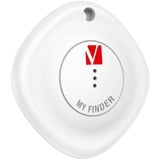 Verbatim My Finder Traceur Bluetooth - 2 pièces, Traceur de localisation Noir/Blanc, Personnel, Recherche, Noir, Blanc, Résistant à la poussière, Imperméable, Acrylonitrile-Butadiène-Styrène (ABS), Polycarbonate (PC), IP66