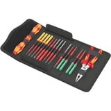 Wera Kraftform Kompakt VDE 17 extra slim 1 Tool Finder, 17 pièces, Tournevis Rouge/Jaune