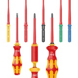 Wera Kraftform Kompakt VDE 17 extra slim 1 Tool Finder, 17 pièces, Tournevis Rouge/Jaune