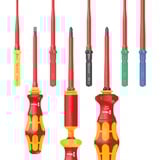 Wera VDE 17 extra slim 1 Tool Finder, 05006612001, Tournevis Rouge/Jaune