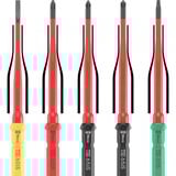 Wera VDE 17 extra slim 1 Tool Finder, 05006612001, Tournevis Rouge/Jaune