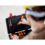 Wiha Set de base de mallette à outils L électrique, Set d'outils Rouge/Jaune