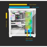 Xilence XILENT Gleam boîtier midi tower Noir | 2x USB-A | 1x USB-C | RGB | Verre Trempé