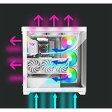 Xilence XILENT Gleam boîtier midi tower Noir | 2x USB-A | 1x USB-C | RGB | Verre Trempé