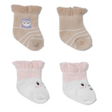 ZAPF Creation BABY born Chaussettes Mouton 2 paires 43cm, Accessoires de poupée 