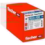 fischer PowerFast II 10,0x100 6kant TX blvz, 566377, Vis 