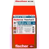fischer Vis à bois PowerFast II 10,0x100 hexagonale TX 