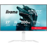 iiyama G-Master GB2771QSU-W1 Red Eagle 27" Moniteur gaming Blanc (mat), 1x DisplayPort, 2x HDMI, 2x USB-C, 2x USB-A, 200 Hz, 68,6 cm (27"), 2560 x 1440 pixels, Wide Quad HD, 2 ms, Blanc