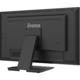 iiyama ProLite T2752MSC-B1 écran plat de PC 68,6 cm (27") 1920 x 1080 pixels Full HD LED Écran tactile Noir Moniteur Noir (Mat), 1x DisplayPort, 1x HDMI, 2x USB-A, 68,6 cm (27"), 1920 x 1080 pixels, Full HD, LED, 5 ms, Noir