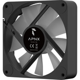 APNX FP1-120-3 Pack ventilateurs de boîtier RGB  Noir, 3 pièces, 120 x 120 x 30 mm, PWM