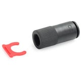 Alphacool Raccord rapide ES G1/4 IG PushIn femelle, Connecteur Noir