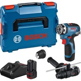 Bosch GSR 12V-35 FC PROFESSIONAL 1750 tr/min 590 g Noir, Bleu, Rouge, Perceuse/visseuse Bleu/Noir, Perceuse à poignée pistolet, Sans brosse, Noir, Bleu, Rouge, 1 cm, 1750 tr/min, 3,2 cm