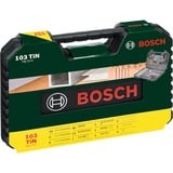 Bosch Set de forets / tournevis V-Line, 103 pièces, Perceuse, ensembles embouts Vert