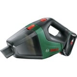 Bosch Universal Vac 18 Aspirateur-balai 2 en 1 Batterie Sec Sans sac Noir, Vert 2,5 Ah, Aspirateur à main Vert, Aspirateur-balai 2 en 1, Sans sac, Noir, Vert, Sec, Filtrage, Tapis, Sol dur