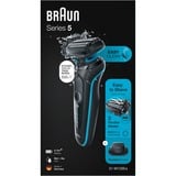 Braun Series 5 51-M1200s, Rasoir Noir/Turquoise