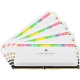 Corsair Dominator CMT32GX4M4E3200C16W module de mémoire 32 Go 4 x 8 Go DDR4 3200 MHz, Mémoire vive Blanc, 32 Go, 4 x 8 Go, DDR4, 3200 MHz, 288-pin DIMM, Blanc