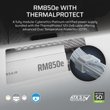 Corsair RM850e (3rd Gen) Blanc alimentation modulaire 850 watt Blanc, 1x 12V-2x6, 3x PCIe