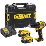 DEWALT Perceuse-visseuse à percussion sans fil DCD709M2T-QW, 18 Volts, Perceuse à percussion Jaune/Noir
