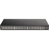 D-Link DGS-2000-52, Switch Géré, L2/L3, Gigabit Ethernet (10/100/1000), Full duplex, Grille de montage, 1U