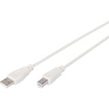 Digitus Câble de connexion USB 2.0 USB-A (connecteur) > USB-B (connecteur) Beige