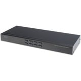 Digitus Commutateur USB-PS/2 Combo-KVM, Switch KVM Noir, SXGA, Grille de montage, Noir