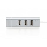 Digitus Hub USB Type-C 3 ports, Station d'accueil Argent/Blanc