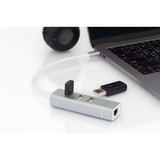 Digitus Hub USB Type-C 3 ports, Station d'accueil Argent/Blanc