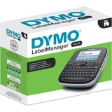 Dymo LabelManager ™ 500TS QWZ, Étiqueteuse Noir/Argent, QWERTZ, D1, Transfert thermique, 300 x 300 DPI, 20 mm/sec, Noir, Argent