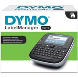 Dymo LabelManager ™ 500TS QWZ, Étiqueteuse Noir/Argent, QWERTZ, D1, Transfert thermique, 300 x 300 DPI, 20 mm/sec, Noir, Argent