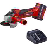 EINHELL Meuleuse d'angle sans fil Power X-Change TC-AG 18/115 Li Kit, 18 Volts Rouge/Noir