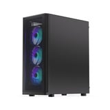 ENDORFY Ventum 400 ARGB boîtier midi tower Noir | 2x USB-A | 1x USB-C | RGB | Verre Trempé