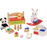 EPOCH Sylvanian Families - Jouet de jardin d'enfants pour bébé avec figurines, Jouets de construction 