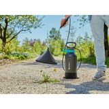 GARDENA 11130-20 Pulvérisateur de jardin Pulvérisateur de jardin dorsal 5 L, Pompe et pulvérisateur Gris/Turquoise, Pulvérisateur de jardin dorsal, 5 L, Noir, Extérieure