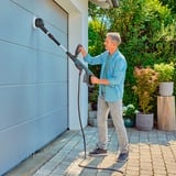 GARDENA Nettoyeur multi-usages sans fil AquaBrush Universal 04/18V P4A set, Nettoyant pour sols dur Gris/Turquoise, 14842-20