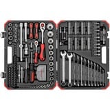 GEDORE Jeu de clés à douille rouge 1/4" + 1/2", 232 pièces, Set d'outils Rouge/Noir
