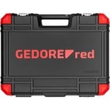 GEDORE Jeu de clés à douille rouge 1/4" + 1/2", 232 pièces, Set d'outils Rouge/Noir