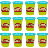 Hasbro Pdoh 12 Pots Bleu(4Oz), Pâte à modeler 2 an(s), Garçon/Fille, Chine, 232 mm, 83 mm, 181 mm