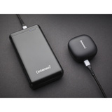 Intenso XS20000 Lithium Polymère (LiPo) 20000 mAh Noir, Powerbank Noir, 20000 mAh, Lithium Polymère (LiPo), 3,1 V, Noir
