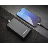 Intenso XS20000 Lithium Polymère (LiPo) 20000 mAh Noir, Powerbank Noir, 20000 mAh, Lithium Polymère (LiPo), 3,1 V, Noir