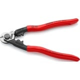 KNIPEX Coupe-câbles 95 61 190, Tenailles de cran gainées en plastique, polie