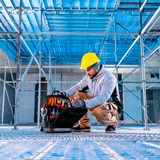 KNIPEX Sac à dos à outils Modular X18 Elektro, Set d'outils Noir