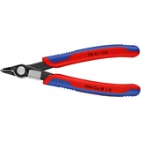 KNIPEX Super Knips électronique 78 41 125, Pinces électroniques Rouge/Bleu