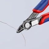 KNIPEX Super Knips électronique 78 41 125, Pinces électroniques Rouge/Bleu