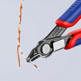 KNIPEX Super Knips électronique 78 41 125, Pinces électroniques Rouge/Bleu