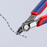 KNIPEX Super Knips électronique 78 41 125, Pinces électroniques Rouge/Bleu