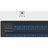 KeySonic KSK-8202ELU-T (DE) clavier Universel USB Allemand Noir Noir, Layout DE, Taille réelle (100 %), Avec fil, USB, Clavier mécanique, Noir