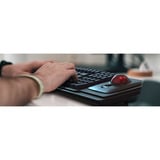 KeySonic KSK-8202ELU-T (DE) clavier Universel USB Allemand Noir Noir, Layout DE, Taille réelle (100 %), Avec fil, USB, Clavier mécanique, Noir